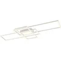 TRIO Plafonnier moderne Irvine blanc