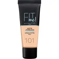 Maybelline Me va bien! Fond de Teint Mat + Poreless 101 True Ivory 30 ml