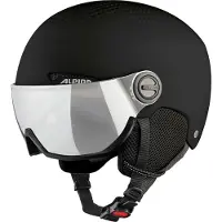 Alpina Casque de Ski Alpina Arber Visor Black Matt-58 - 61 cm