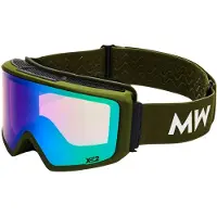 MessyWeekend Flip XE2, masque de ski, vert