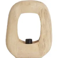 Light & Living - lampe de table - Kelafo - naturel - bois - lampe d'ambiance - E27 - 7041182