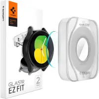 Spigen Protection d' cran en verre tremp [GlasTR EZ FIT] con ue pour Galaxy Watch 5 (44 mm) / Galaxy Watch 4 (44 mm) - Lot de 2