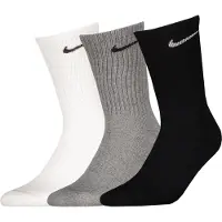 Nike Chaussettes de sport gris chiné / noir / blanc