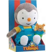 Jemini Jouet en Peluche Fluffy Jemini T'choupi Multicolore - 30 cm