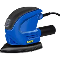 Kinzo Ponceuse 230V Paume Bleue Polissage Travail du bois Ponceuse triangulaire