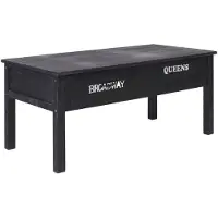 vidaXL Table basse Noir 100x50x45 cm Bois