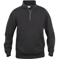 Clique Unisexe, Pull-over, Basic Half Zip, Bleu, (L)