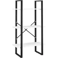 vidaXL Étagère de rangement blanc 60x30x105 cm bois d'ingénierie