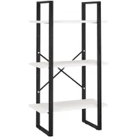 vidaXL Étagère de rangement Blanc 60x30x105 cm Bois de pin massif