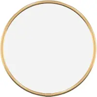 vidaXL Miroir mural Doré Ø 20 cm Rond