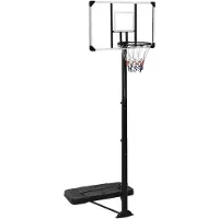 vidaXL Pied de basketball Transparent 256-361 cm Polycarbonate