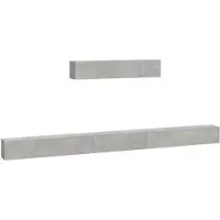 vidaXL Ensemble de 6 meubles TV en bois gris béton