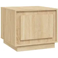 vidaXL Table basse chêne Sonoma 51x50x44 cm bois composite