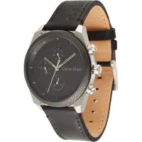Calvin Klein Montre à affichage analogique noir / argent
