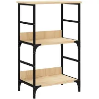 vidaXL Bibliothèque chêne sonoma 50x33x82 cm bois d'ingénierie