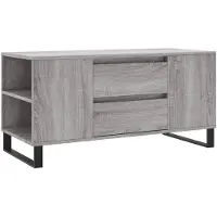 vidaXL Table basse Gris Sonoma 102x44,5x50 cm Bois composite
