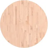 vidaXL Dessus de table Ø90x4 cm rond bois massif de hêtre