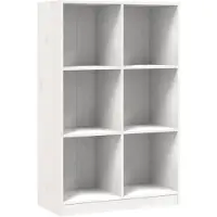 vidaXL Bibliothèque blanc 70x33x110 cm bois massif de pin