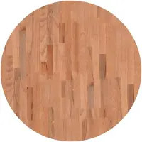 vidaXL Dessus de table Ø70x2,5 cm rond bois massif de hêtre