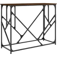 vidaXL Table console chêne marron 100x40x80 cm bois d'ingénierie