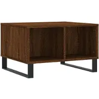 vidaXL Table basse marron imitation chêne 60x50x36,5 cm Bois composite