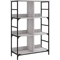 vidaXL Bibliothèque sonoma gris 78,5x33x117,5 cm bois d'ingénierie