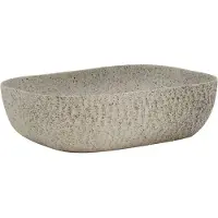 vidaXL Vasque à poser Gris Rectangulaire 48x37,5x13,5 cm Céramique