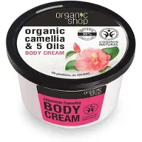 Raw Organic Crème Corporelle Camélia Japonais & 5 Huiles 250ml