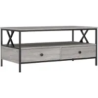 vidaXL Table basse Gris Sonoma 100x51x45 cm Bois composite