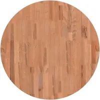 vidaXL Dessus de table Ø70x1,5 cm rond bois massif de hêtre