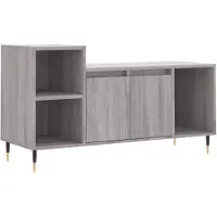 vidaXL Armoire TV Gris Sonoma 100x35x55 cm Bois composite