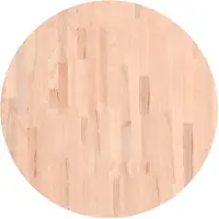 vidaXL Dessus de table Ø70x1,5 cm rond bois massif de hêtre