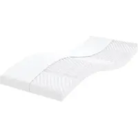 vidaXL Matelas en mousse enfants blanc 80x160 cm 7 zones dureté 20 ILD