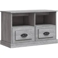 vidaXL Armoire TV Gris Sonoma 80x35x50 cm Bois composite