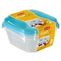 Curver boîte FRESH&GO carrée. 0,8l PH (3pcs)