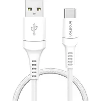 IMoshion Câble tressé USB-C vers USB-A - 1 mètre - Wit