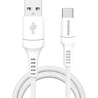IMoshion Câble tressé USB-C vers USB-A - 2 mètres - Wit