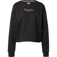 Tommy Hilfiger Femmes, Pull-over, Sweat-shirt Tjw Rlx Essential Logo pour femme, Noir, (S)