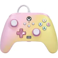 PowerA Manette filaire améliorée pour Xbox Series X|S Limonade rose