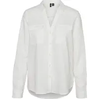 Vero Moda Chemisier 'LINN BUMPY' blanc