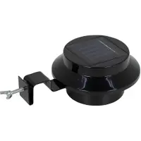 Genius Ideas GI-085015 : Lampe solaire de gouttière - Lot de 3
