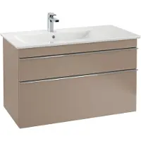 Villeroy & Boch Venticello lavabo armoire, bassin à gauche, 1 trou pour robinet, avec trop-plein, 1000x500mm, 4134L101