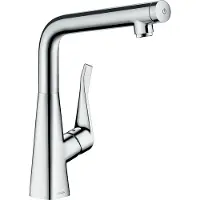 Hansgrohe Metris Mitigeur d'évier Select Goulot orientable chrome