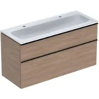 Geberit iCon Set lavabo pour meubles avec meuble sous-lavabo, 2 tiroirs, 120x63x48 cm, 502334, 502.338.JH.1
