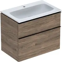 Geberit iCon Set lavabo pour meubles avec meuble sous-lavabo, 2 tiroirs, 75x63x48 cm, 502336, 502.336.JR.1