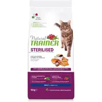 Affinity Natural Trainer Feline Adult Sterilized Salmon Cat Food 10kg Doré 10kg