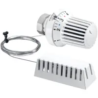 Oventrop (Uni XH) Thermostat avec sonde à distance. Sonde liquide, avec position zéro, blanc