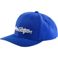 Troy Lee Designs Signature Cap Bleu Homme