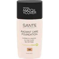 Sante Naturkosmetik Fond de teint Radiant Care, 04 Amber Rose (30 ml)
