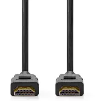 Nedis Câble HDMI  ultra haut débit HDMI mâle HDMI mâle 8K@60Hz 48 Gbps 3.00 m (3 m), Câble vidéo, Noir